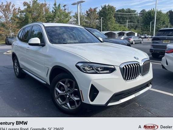 BMW X3 2022 WBX47DP03NN165404 image