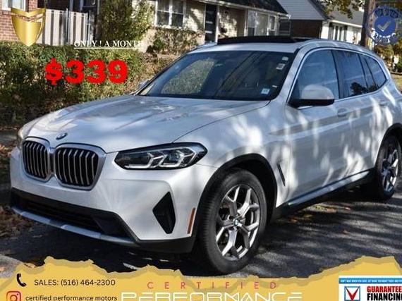 BMW X3 2022 5UX43DP07N9N13821 image