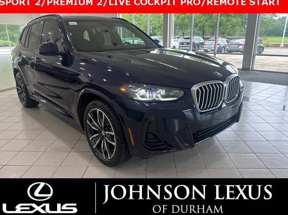 BMW X3 2022 5UX53DP07N9K52419 image