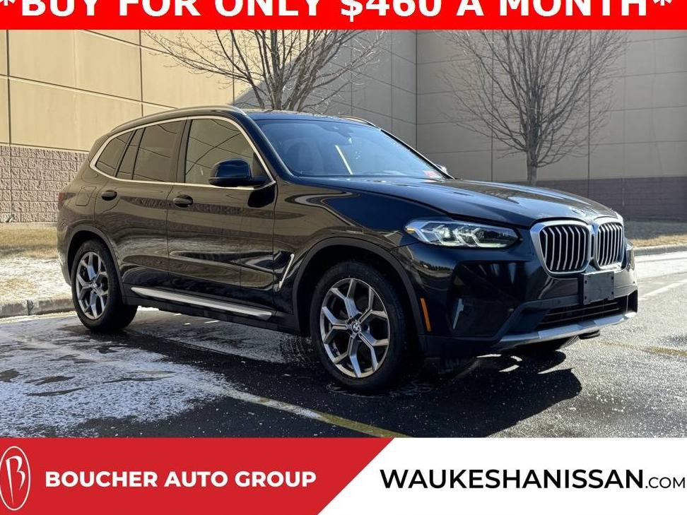 BMW X3 2022 5UX53DP0XN9M80981 image