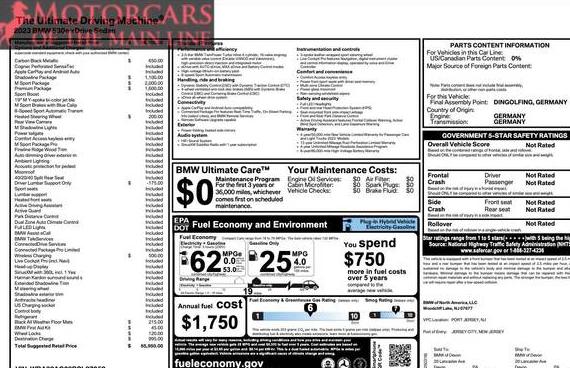 BMW 530E 2023 WBA33AG03PCL87052 image BMW 530E 2023 WBA33AG03PCL87052 image