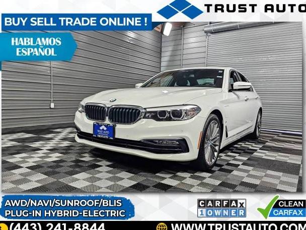 BMW 530E 2018 WBAJB1C56JB374708 image