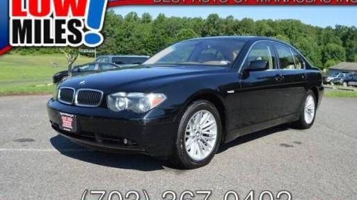 BMW 745I 2004 WBAGL63424DP71756 image