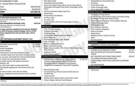 CADILLAC XT4 2022 1GYFZBR40NF157589 image