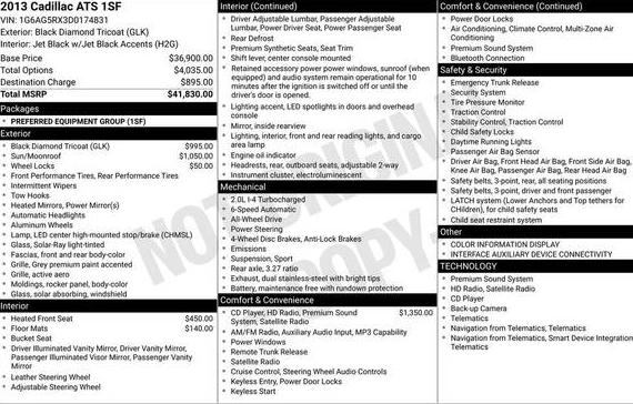 CADILLAC ATS 2013 1G6AG5RX3D0174831 image CADILLAC ATS 2013 1G6AG5RX3D0174831 image