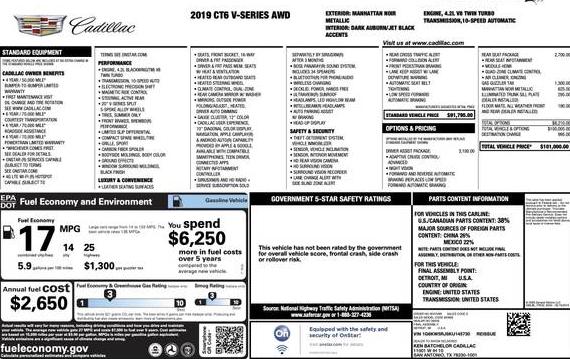 CADILLAC CT6 2019 1G6KW5RJ5KU145730 image CADILLAC CT6 2019 1G6KW5RJ5KU145730 image